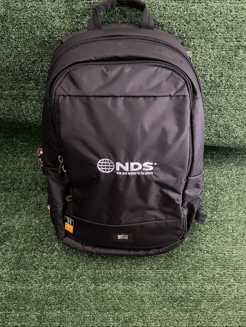Case Logic Black Laptop Backpack Padded with Mesh Back Travel Career